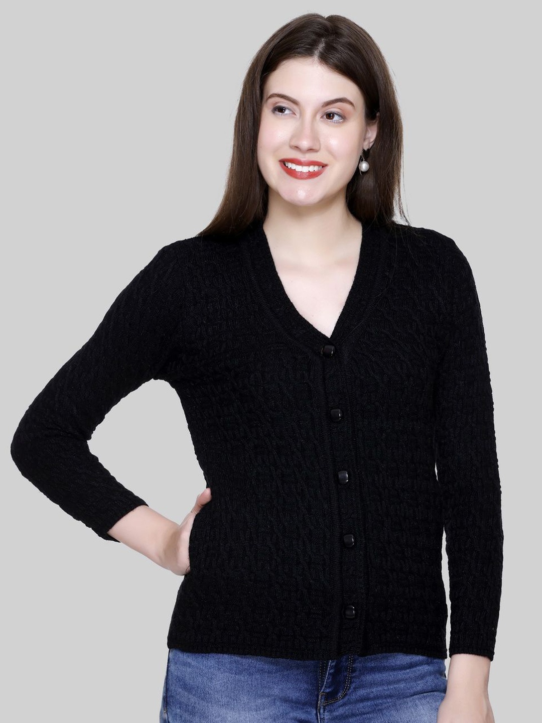 

Pampara Women Cardigan, Black