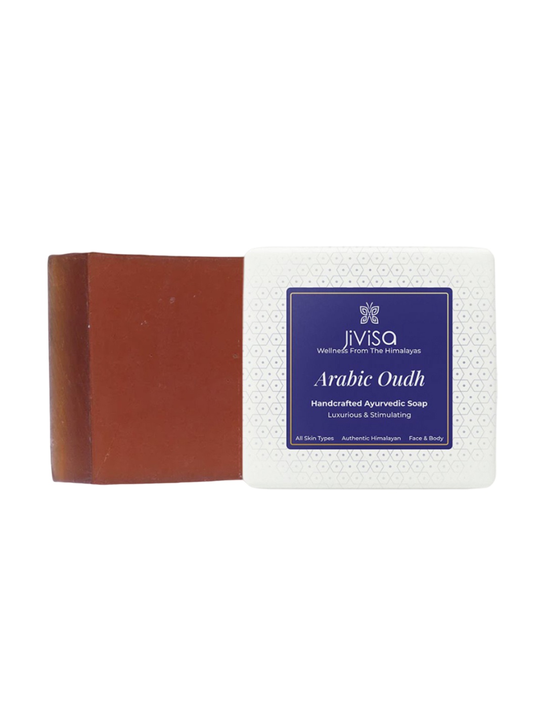 

JiViSa Arabic Oudh Ayurvedic Soap- 100 g, White