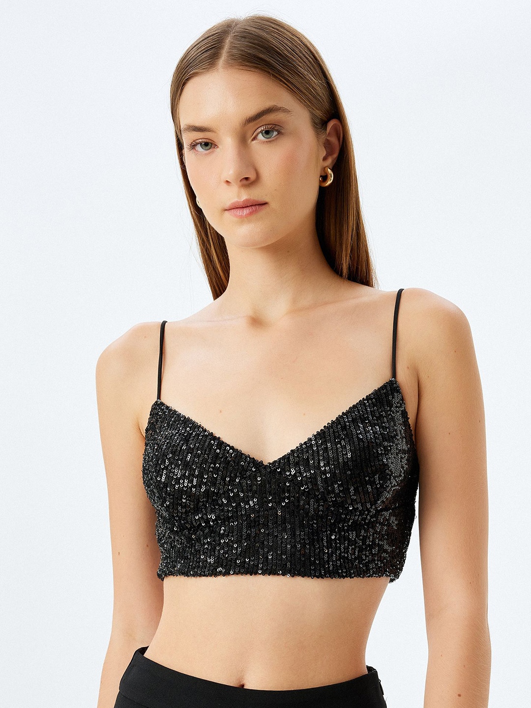 

Koton Crop Top, Black