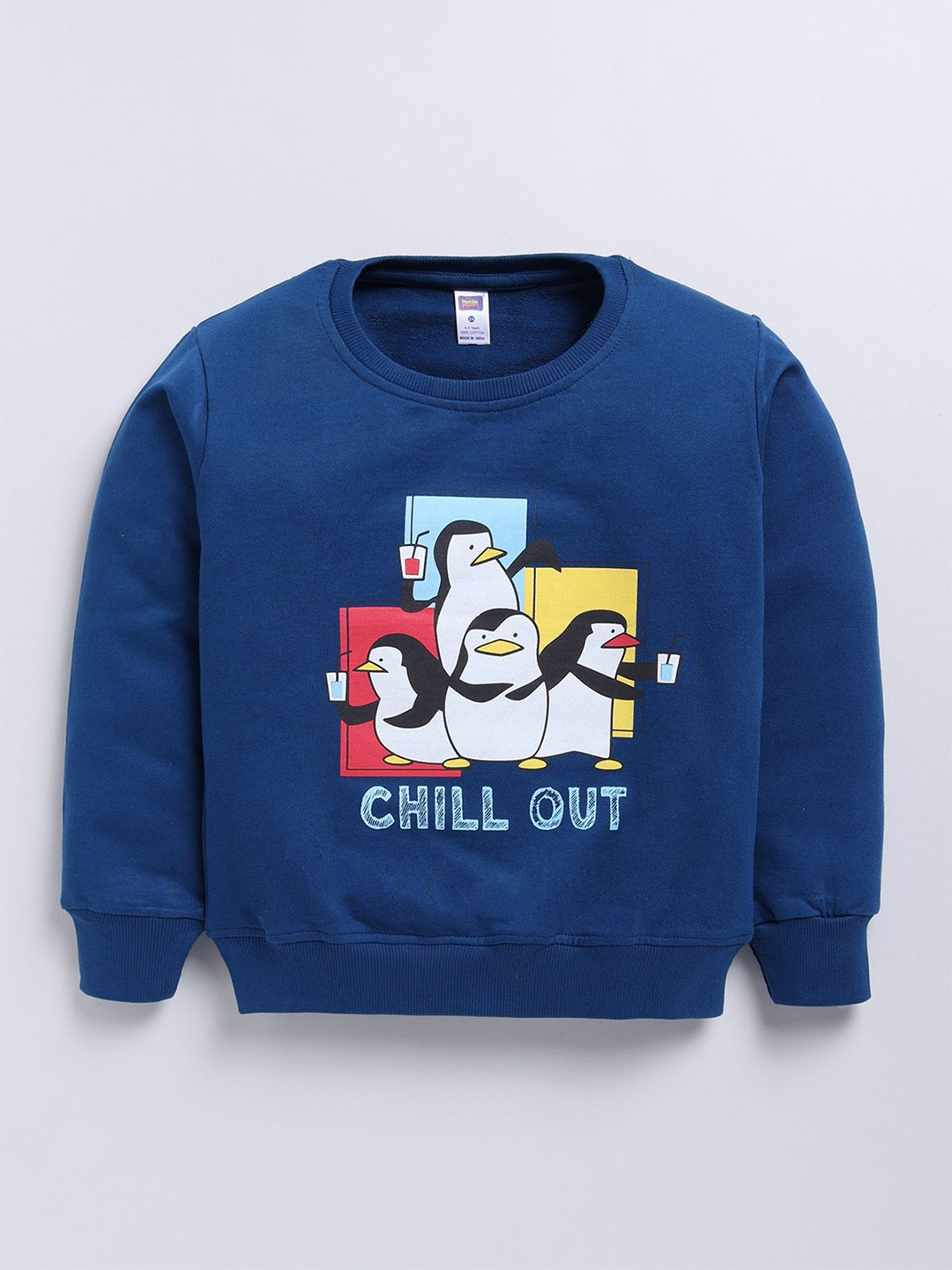 

Nottie Planet Boys Printed Sweatshirt, Navy blue