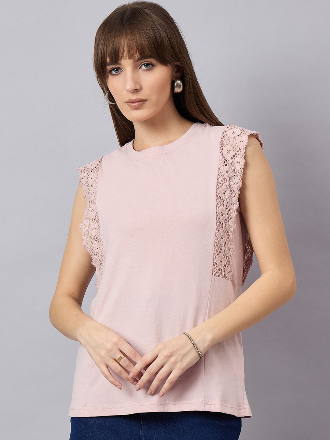 

Orchid Blues Cotton Top, Pink
