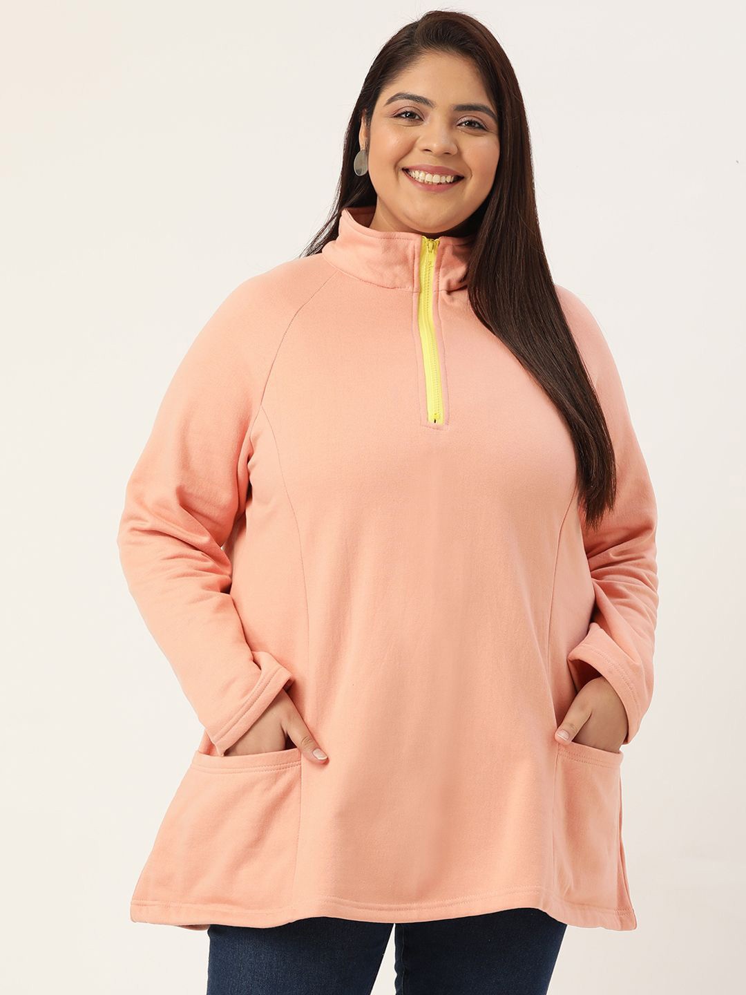 

theRebelinme Women Plus Size Sweatshirt, Pink