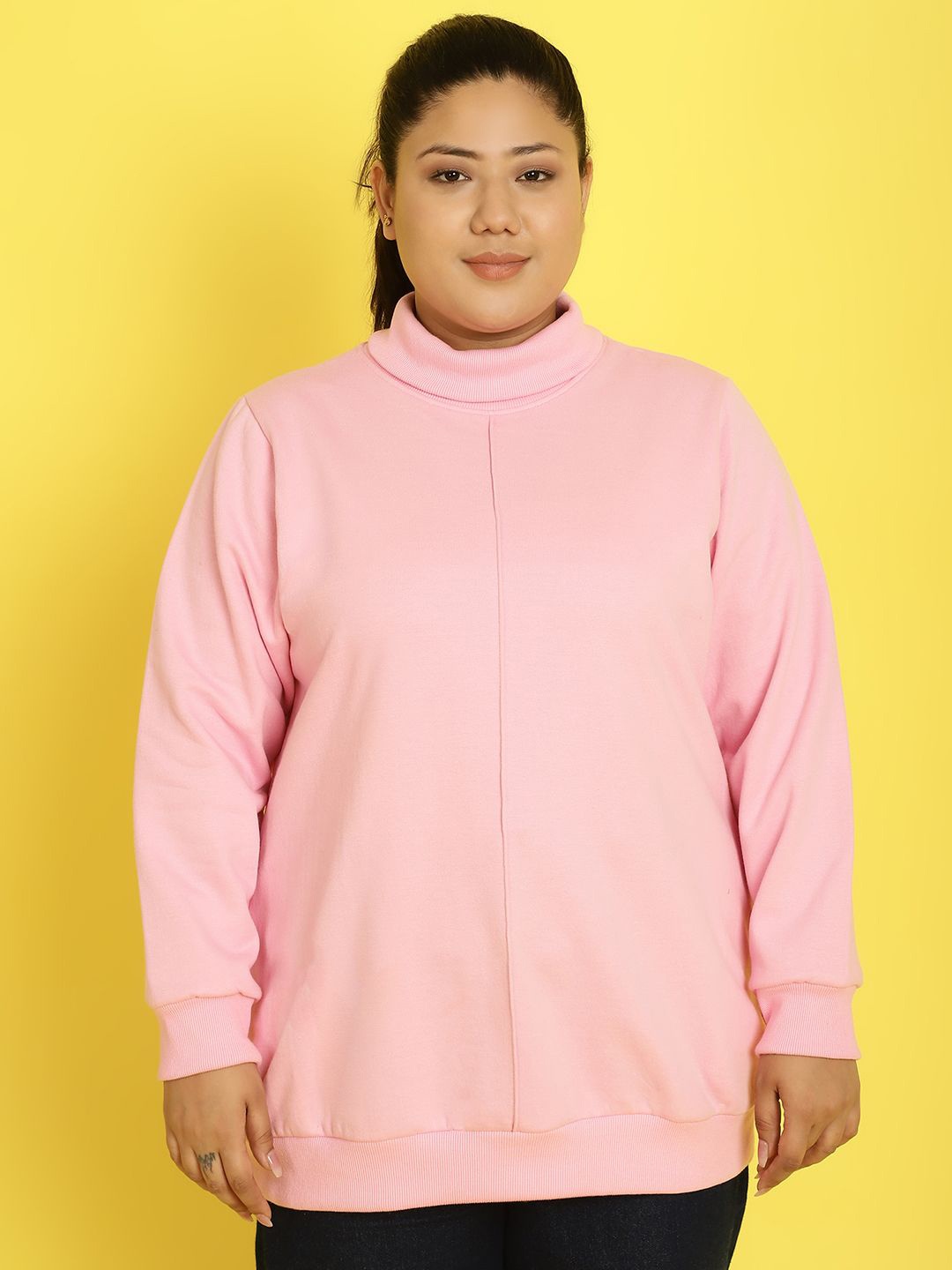 

theRebelinme Women Sweatshirt, Pink