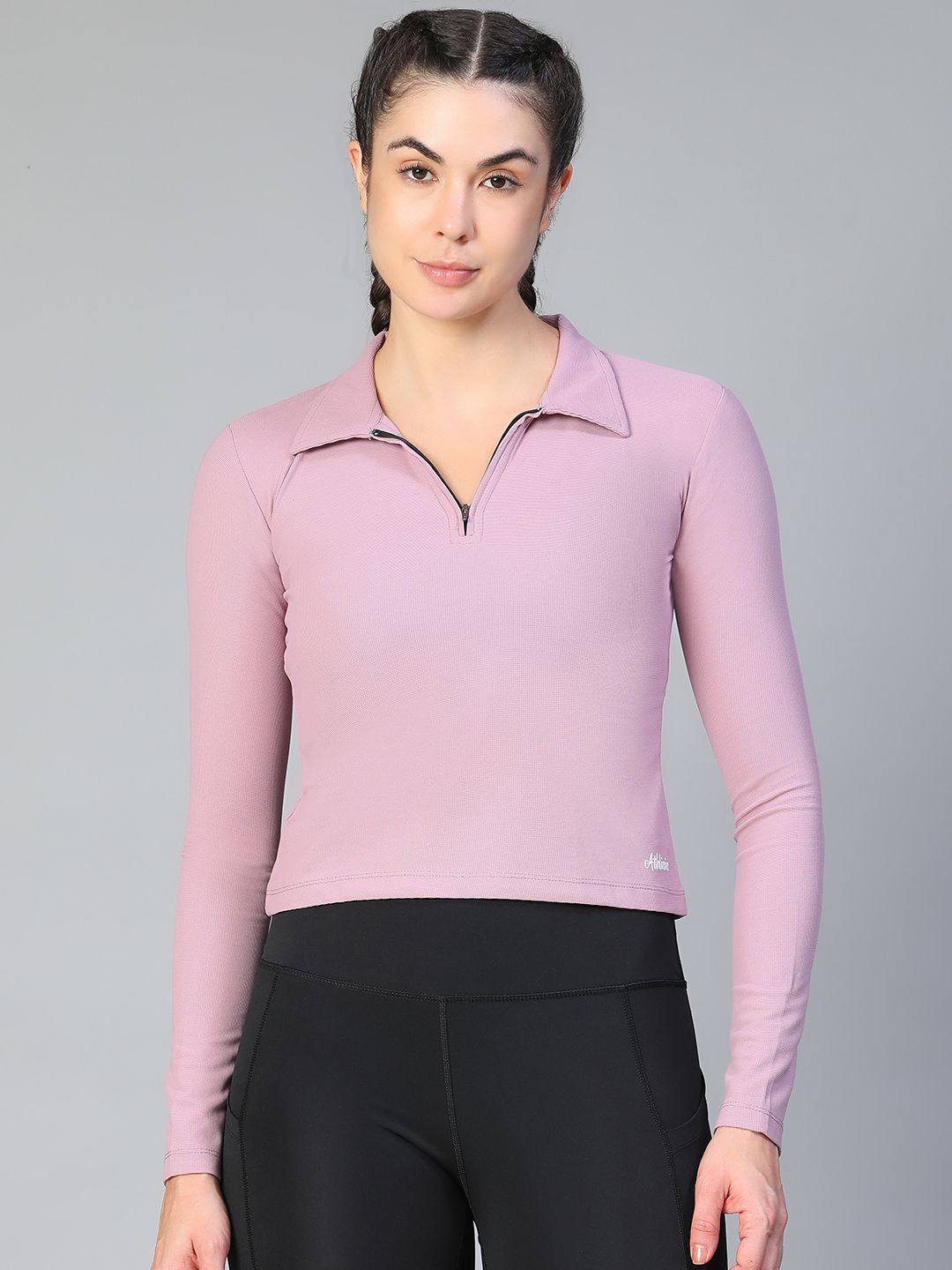 

ATHLISIS Crop Top, Lavender