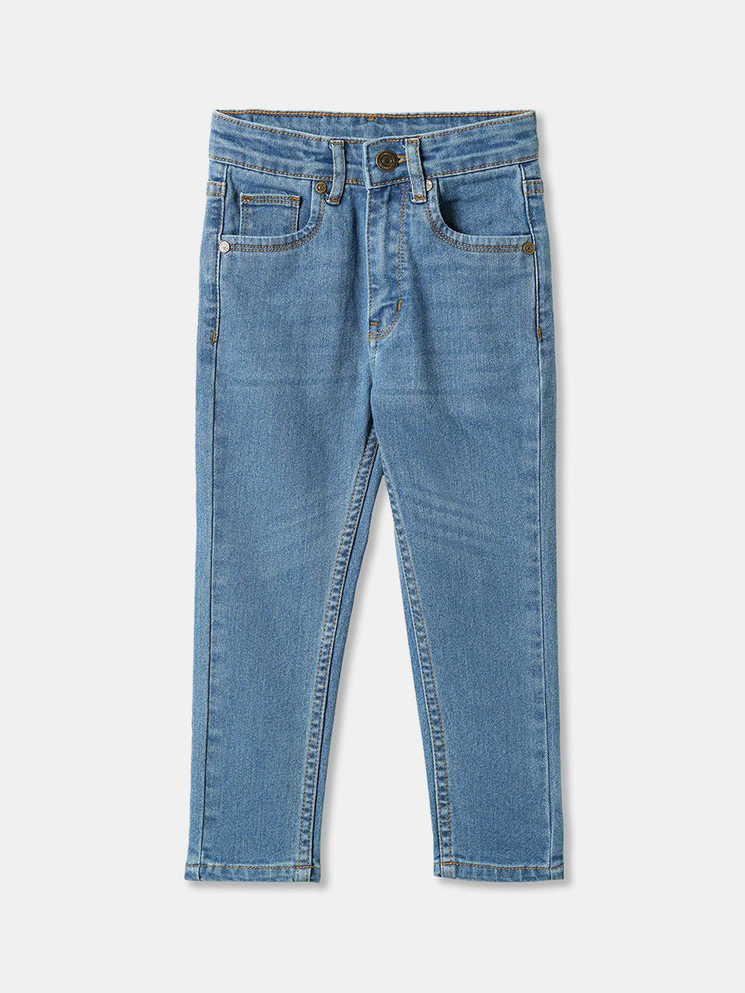 

R&B Boys Relaxed Fit Jeans, Blue