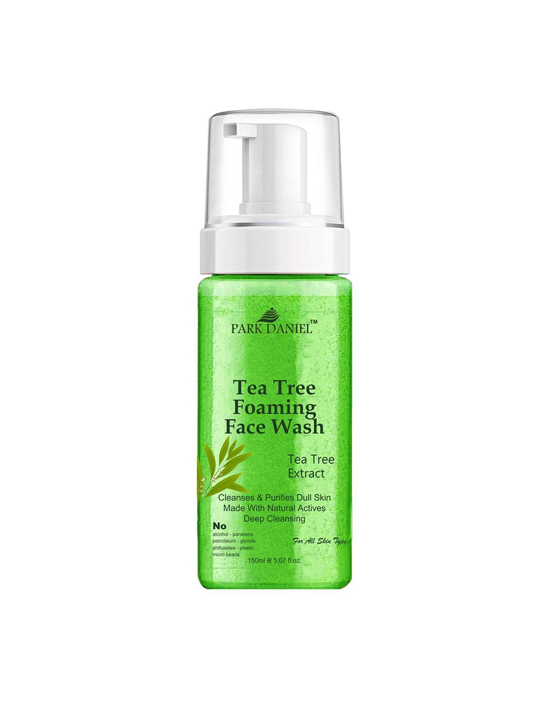 

Park Daniel Tea Tree Foaming Face Wash - 150 ml, Green