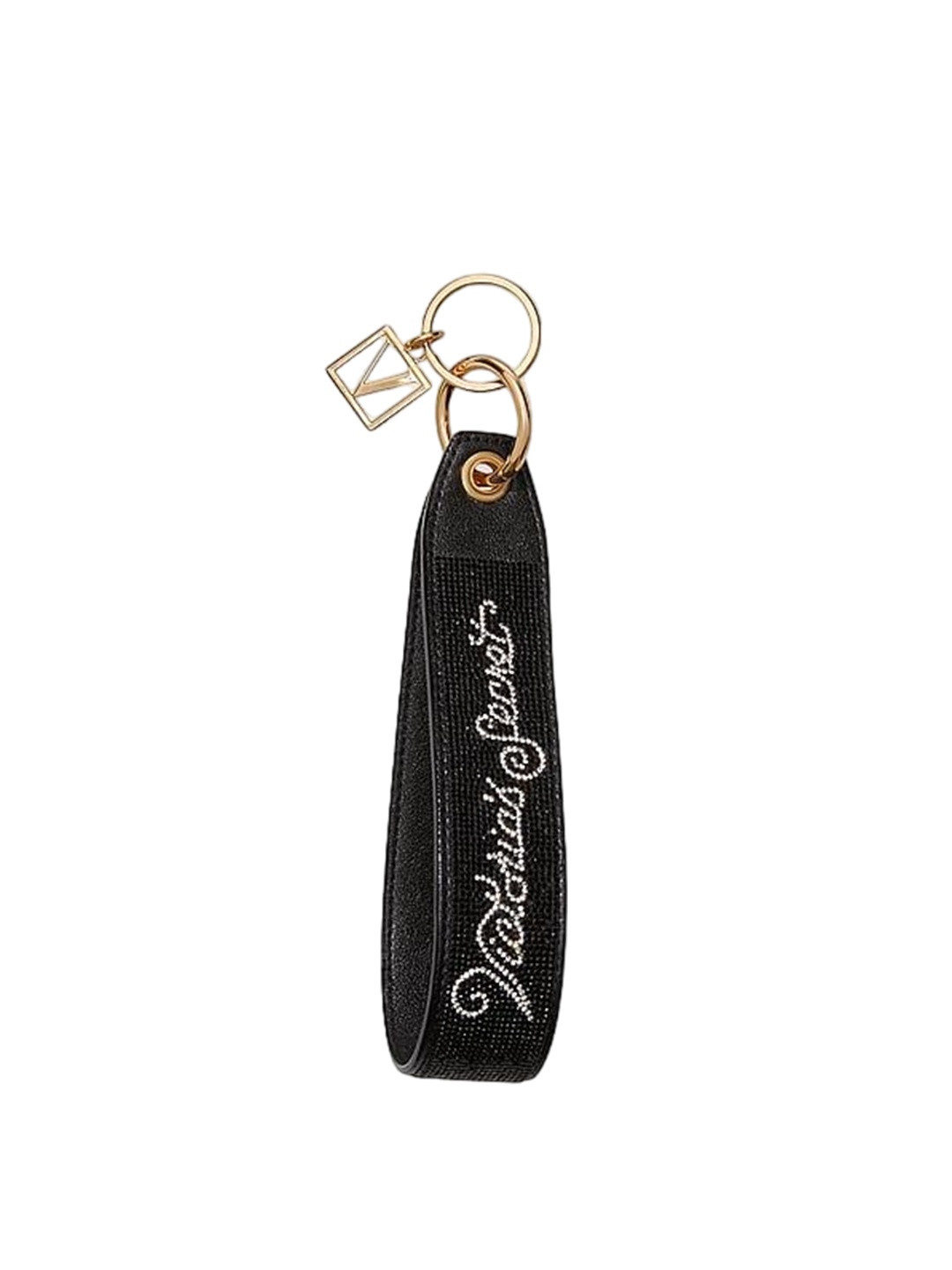 

Victoria's Secret Black Wristlet Strap Key Chain