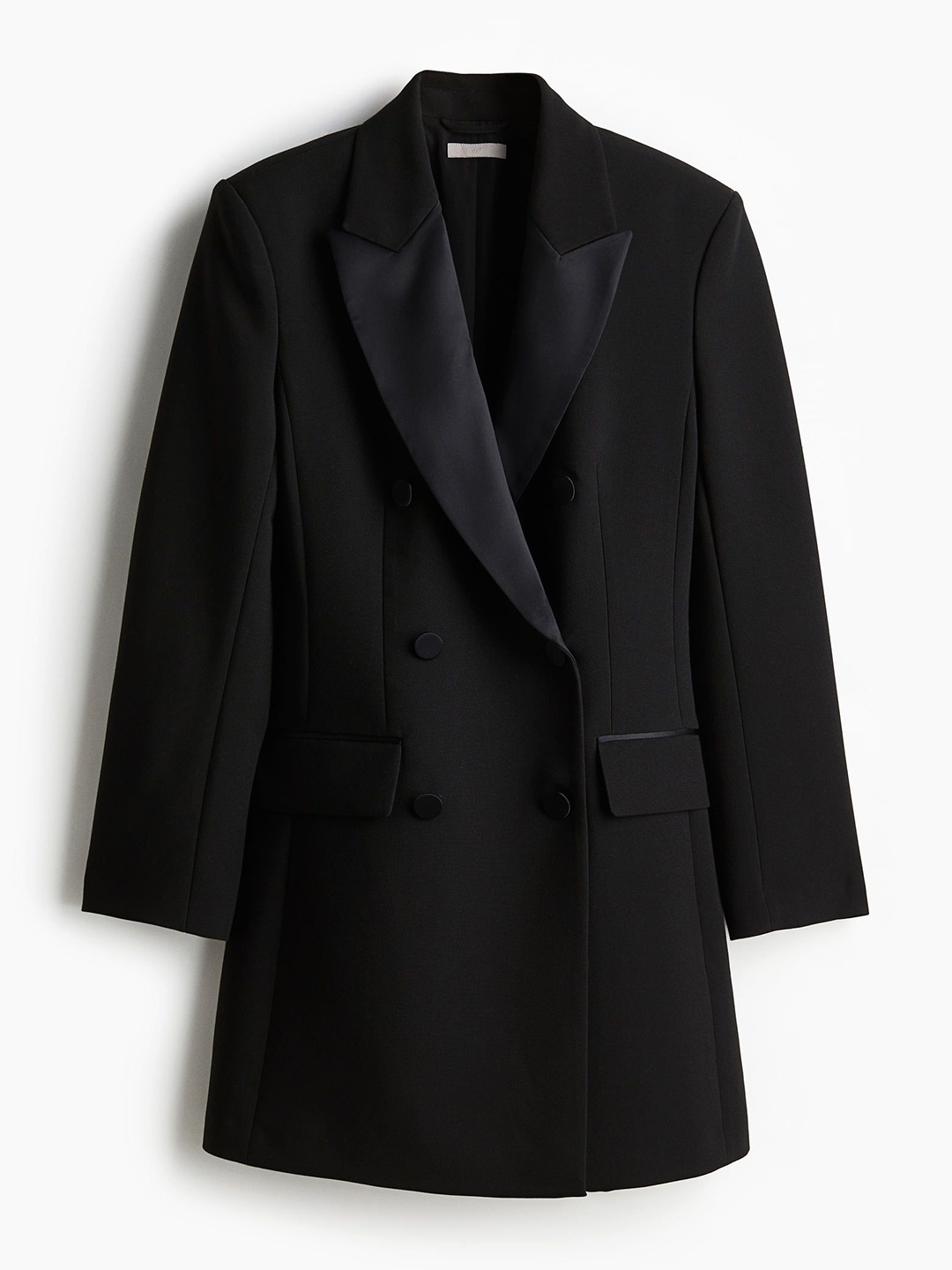 

H&M Tuxedo Blazer Dress, Black