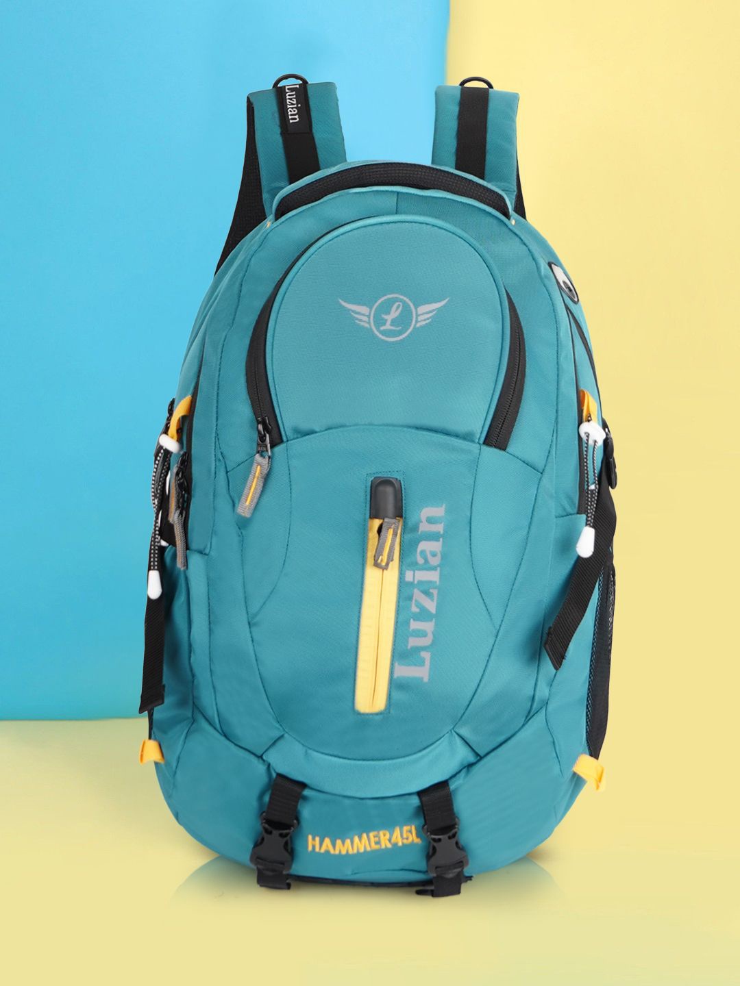 

Luzian Men Backpack with Hip Strap, Teal