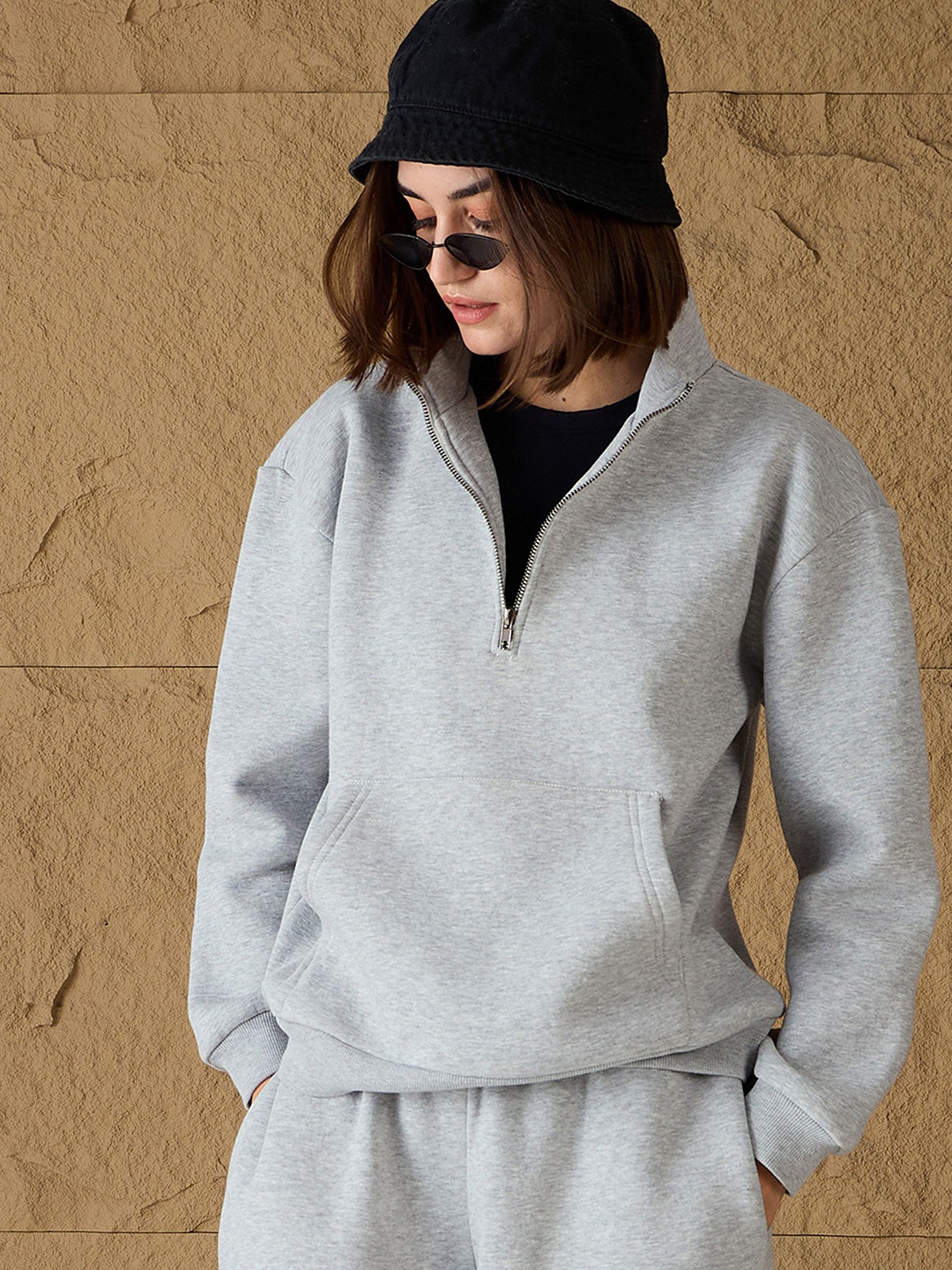 

SASSAFRAS Women Sweatshirt, Grey