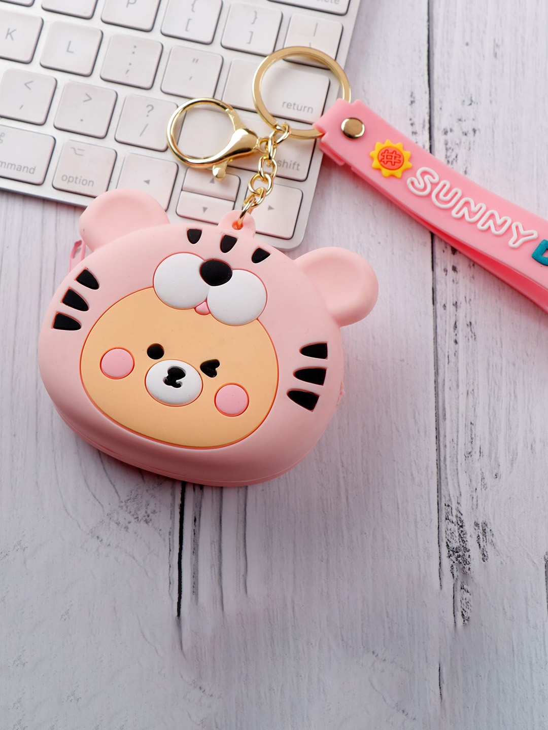 

Archies Airpods Pouch Keychain, Pink