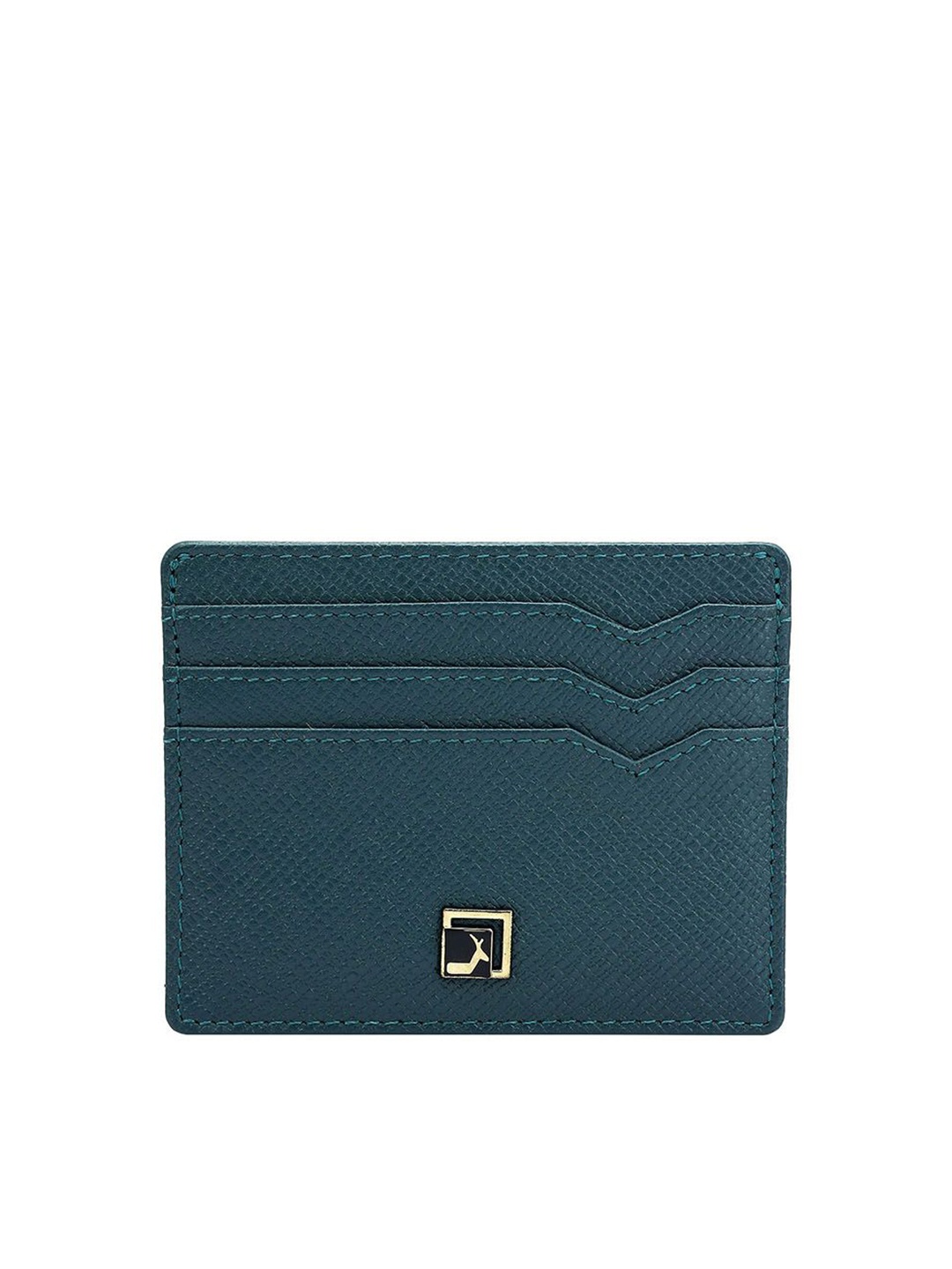 

Da Milano Unisex Leather Card Holder, Blue