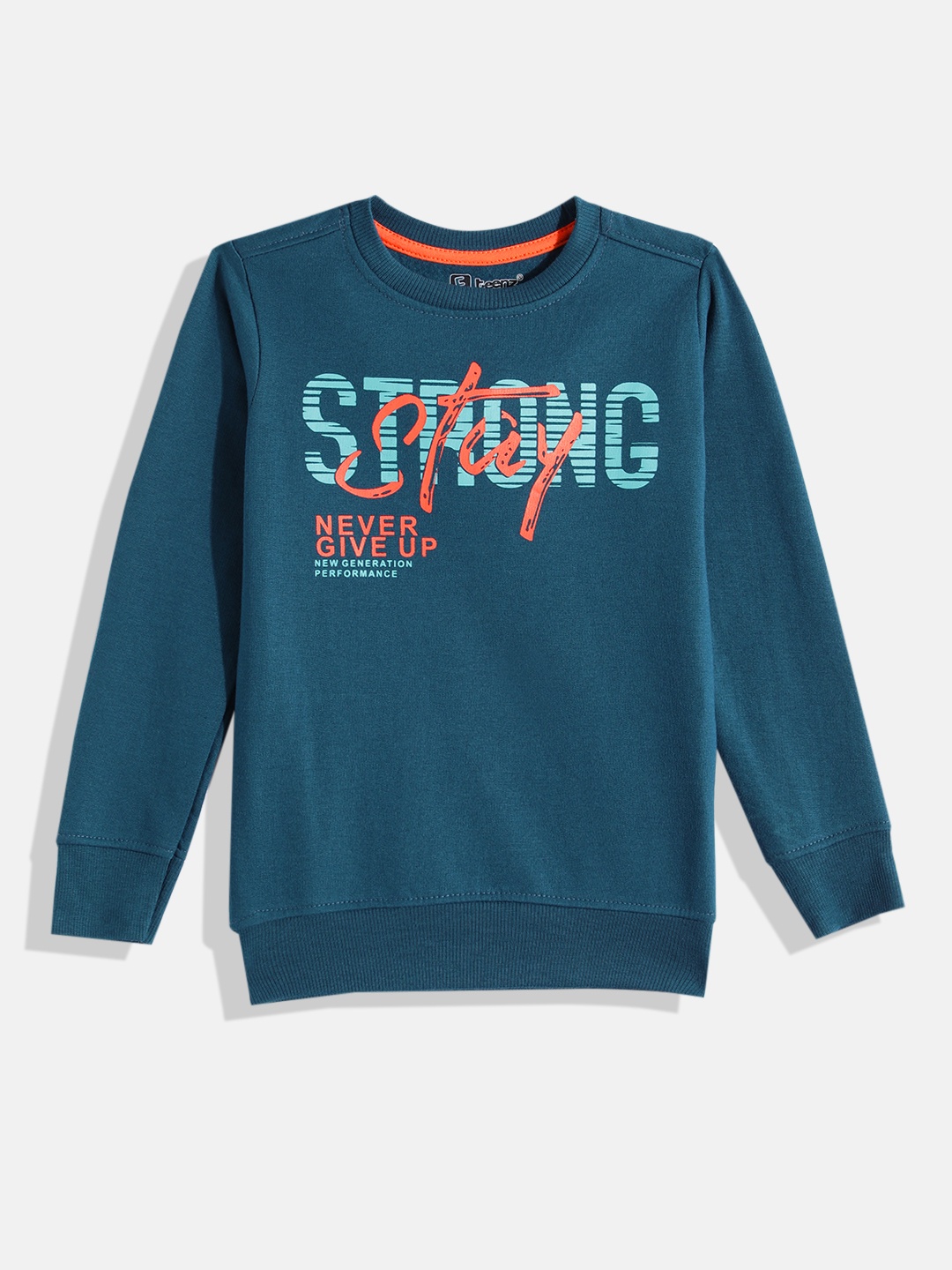 

Eteenz Boys Printed Sweatshirt, Teal