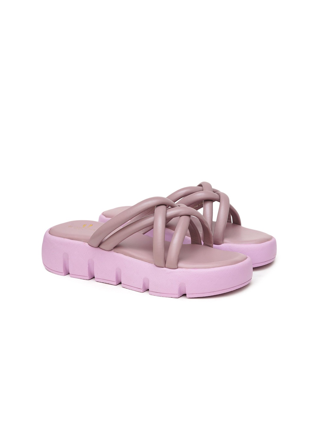 

PLANET WALK Women Flatform Sandals, Lavender
