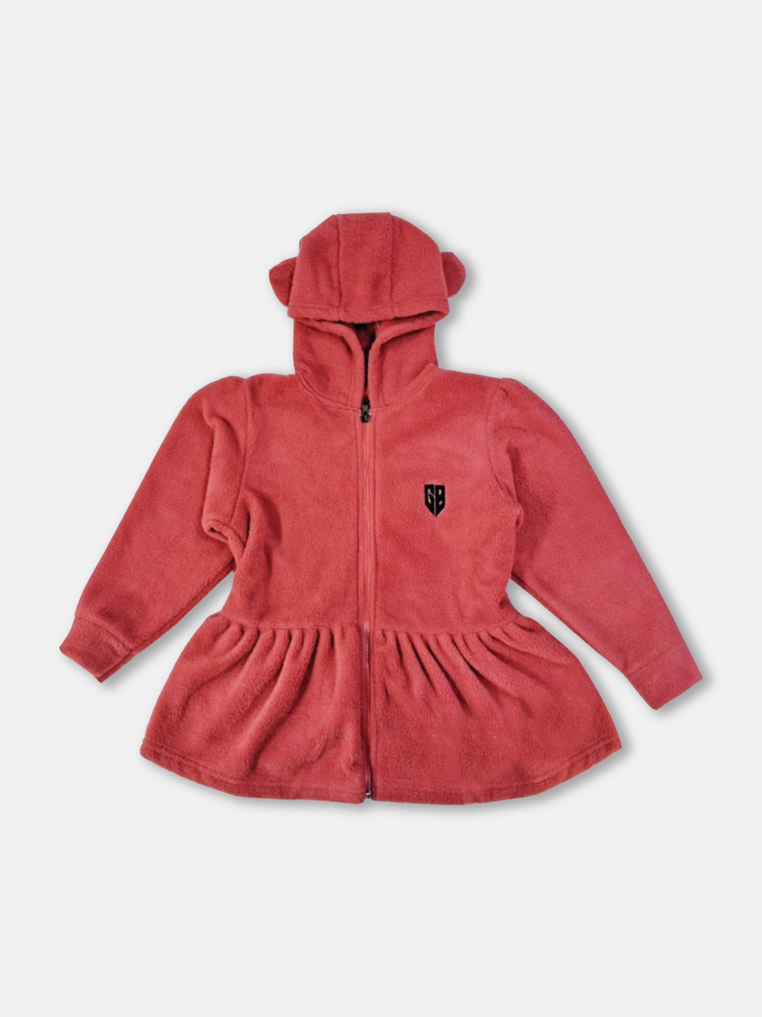 

Here&Now X Game Begins Girls Hooded Flared Sweatshirt, Red