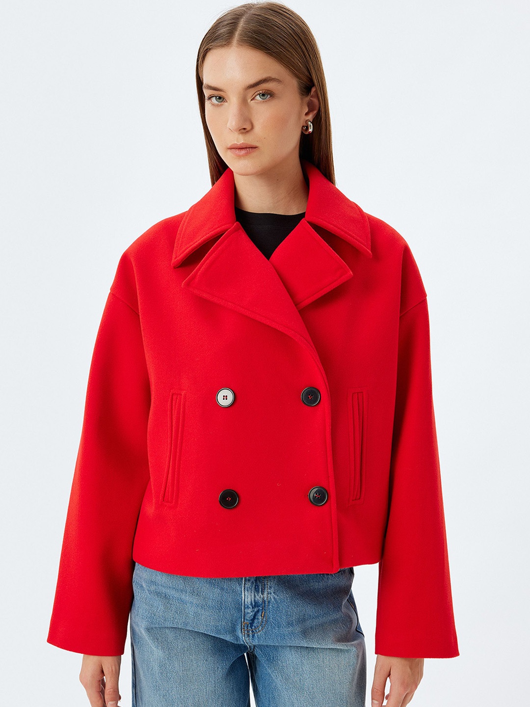 

Koton Women Tailored Jacket, Red