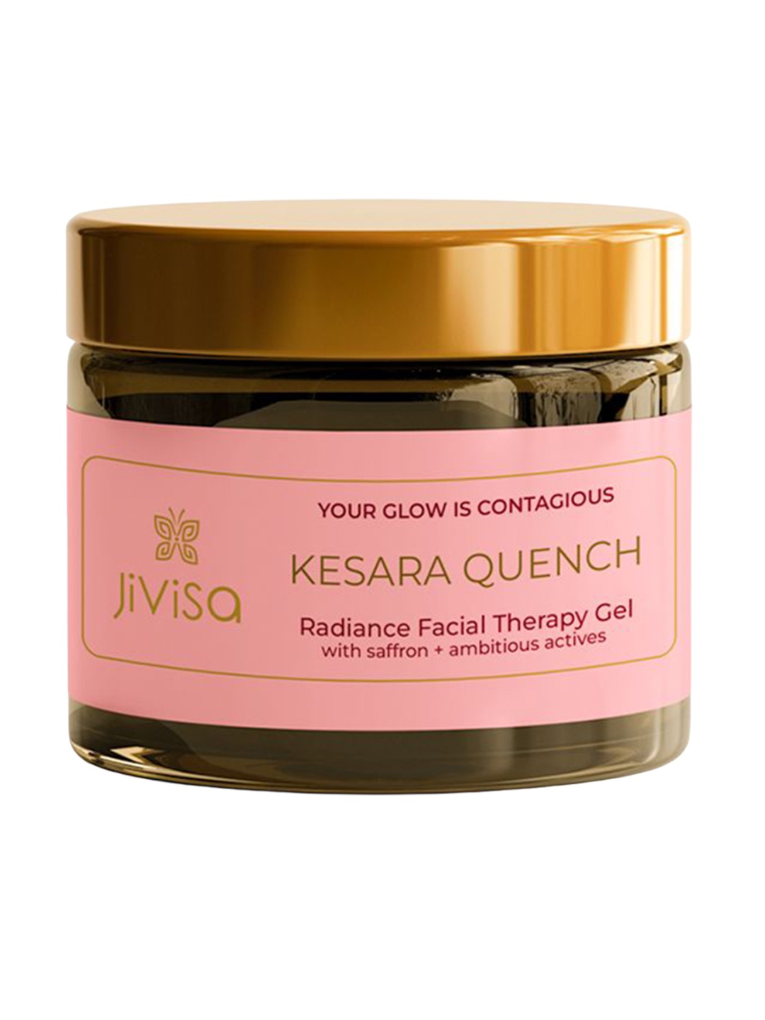 

JiViSa Kesara Quench Radiance Gel With Saffron & Aloe Vera -10 g, Pink