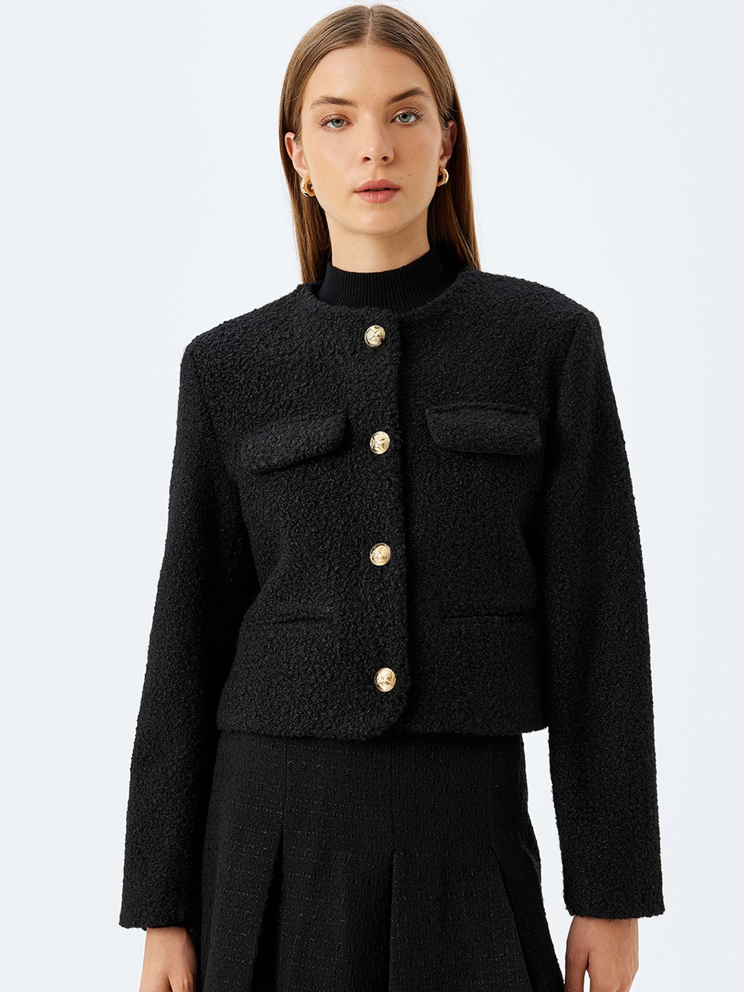 

Koton Women Tailored Jacket, Black