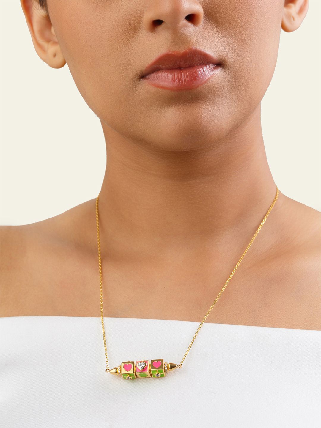 

Isharya Brass Gold-Plated Necklace