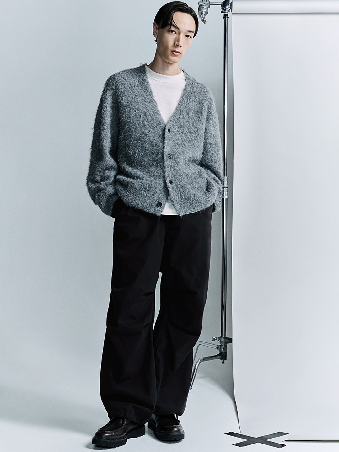 

H&M Loose Fit Parachute Trousers, Black