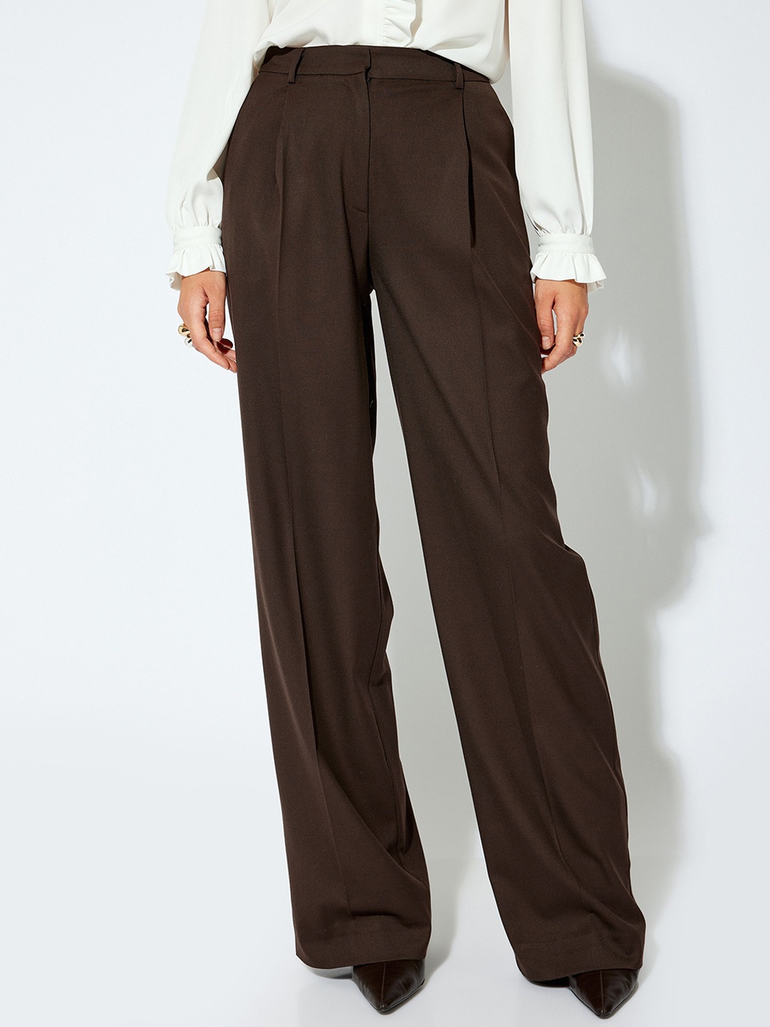 

Koton Women Trousers, Brown