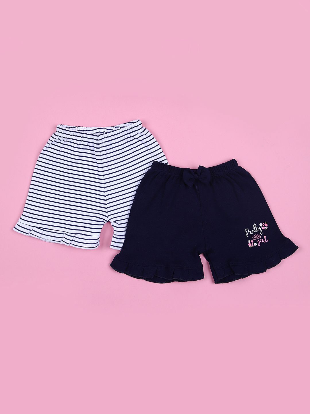 

V-Mart Boys Printed Shorts, White