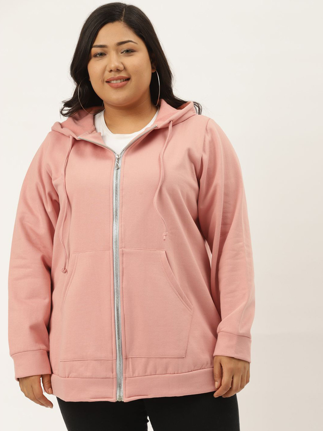 

theRebelinme Women Open Front Jacket, Pink