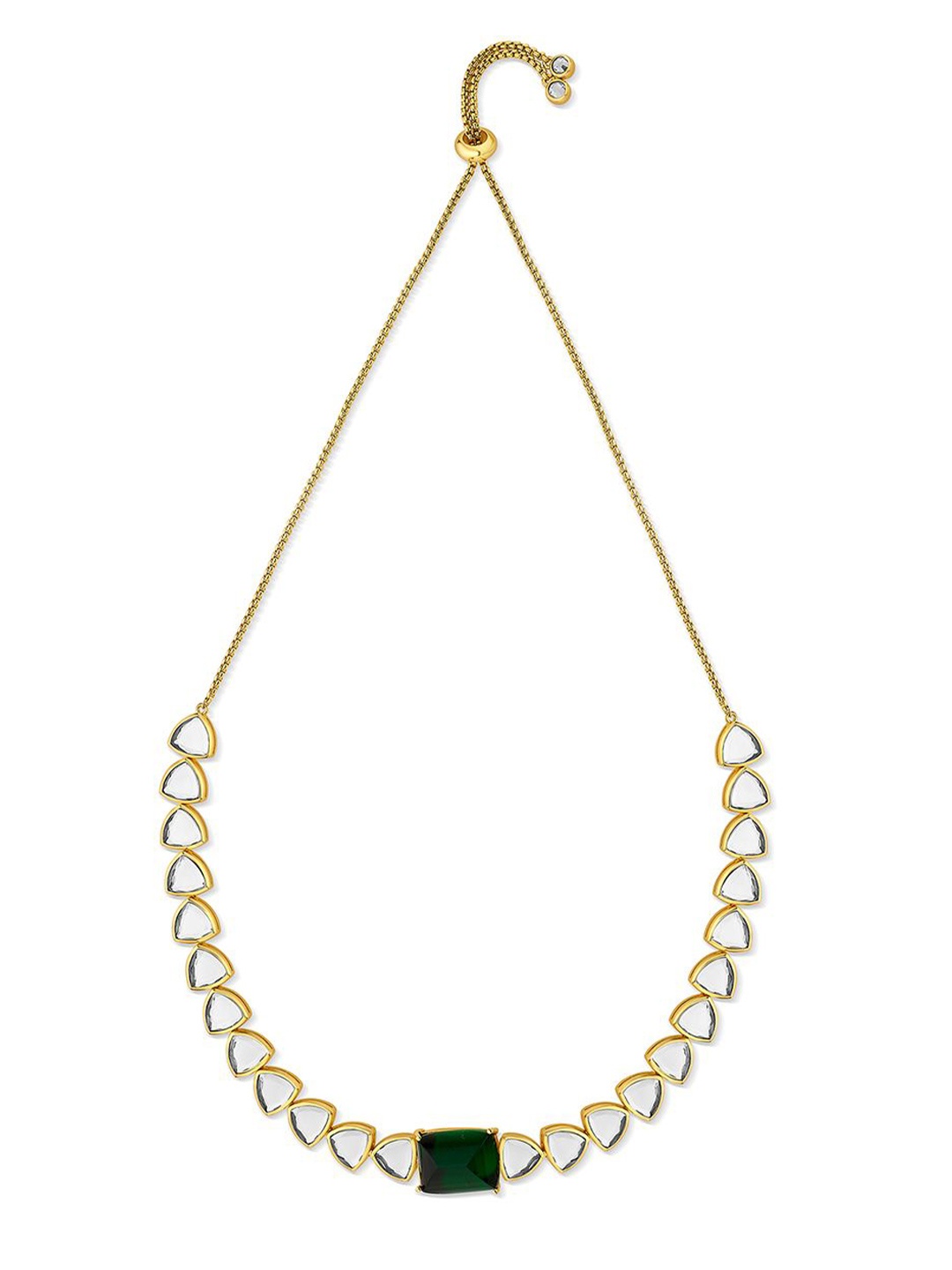 

Isharya Brass Gold-Plated Choker Necklace