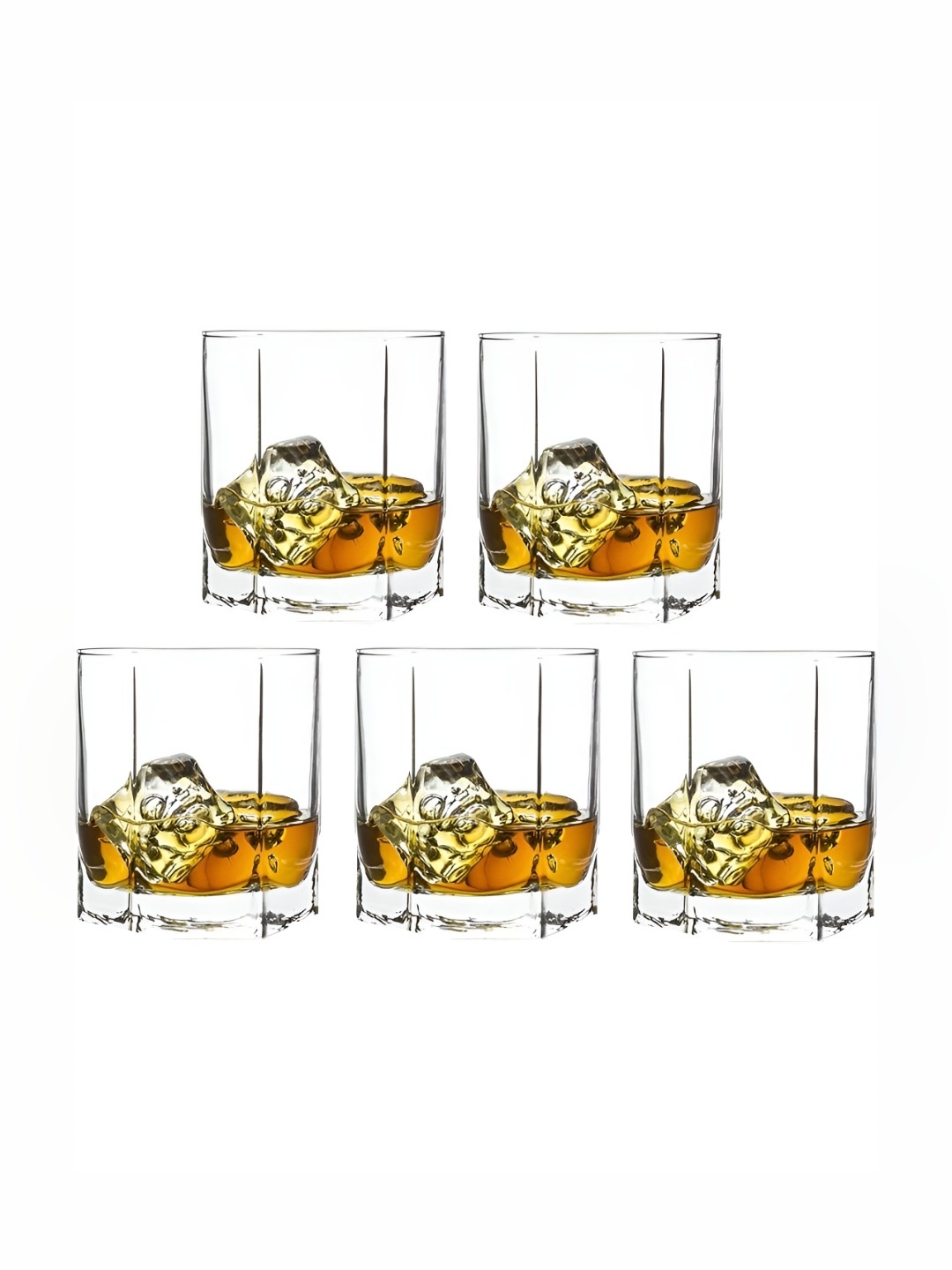 

SOMIL 5Piece Transparent Whisky Glass - 150 ml