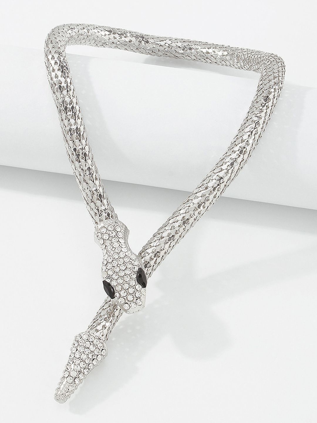 

DressBerry Silver-Plated Choker Necklace