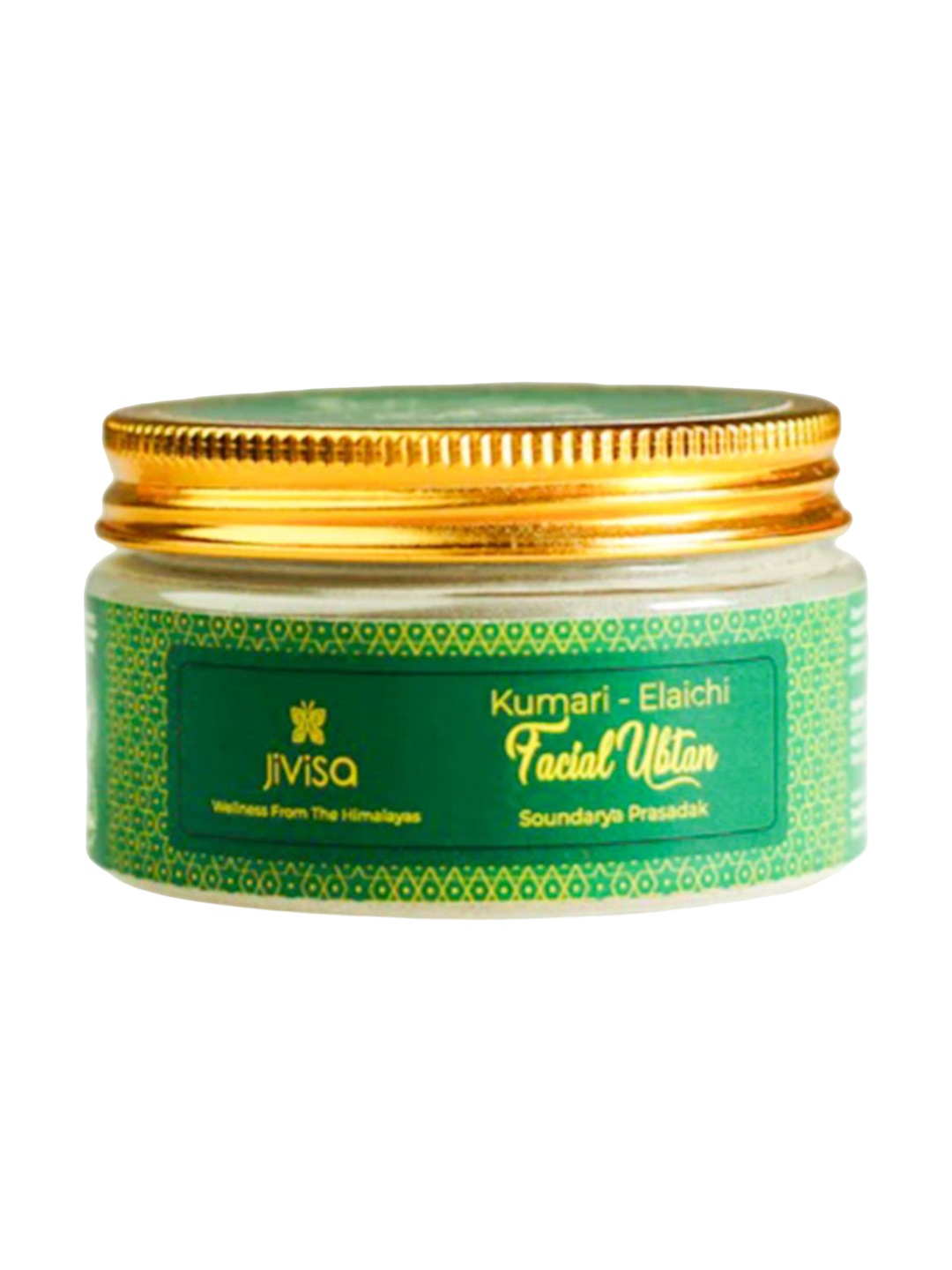 

JiViSa Kumari Elaichi Ubtan Face Pack- 50 g, Green