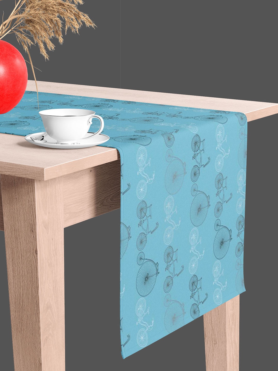 

ArtzFolio Blue & Black Digital Printed Table Runner