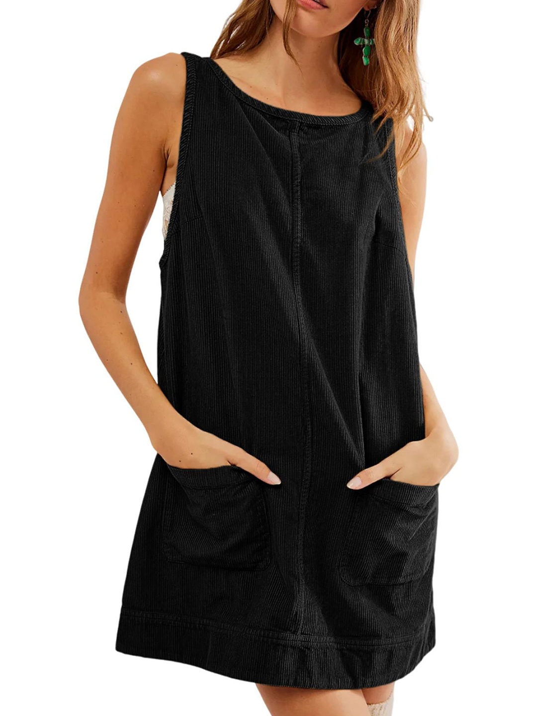 

StyleCast x Revolte Fit & Flare Dress, Black