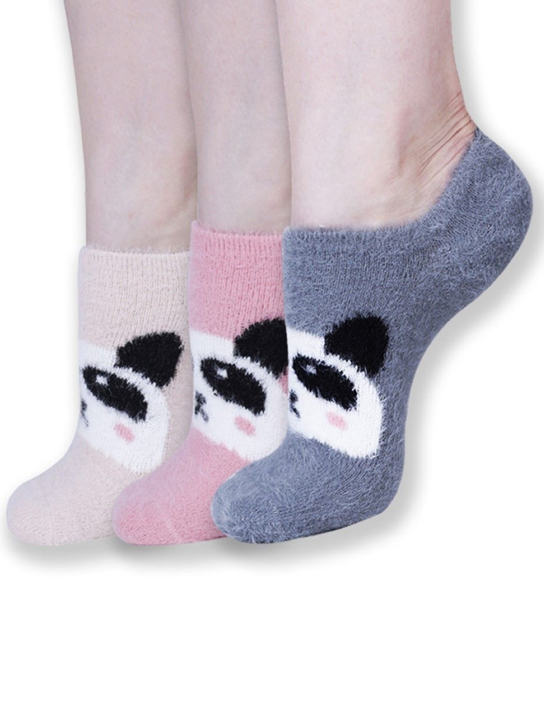 

Dollar Women Pack Of 3 Patterned Ankle Length Socks, Pink