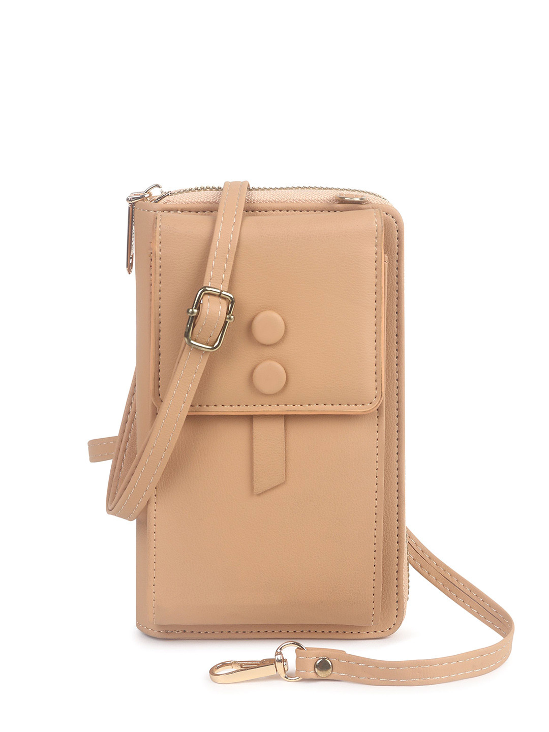 

Filauri PU Bucket Sling Bag, Beige