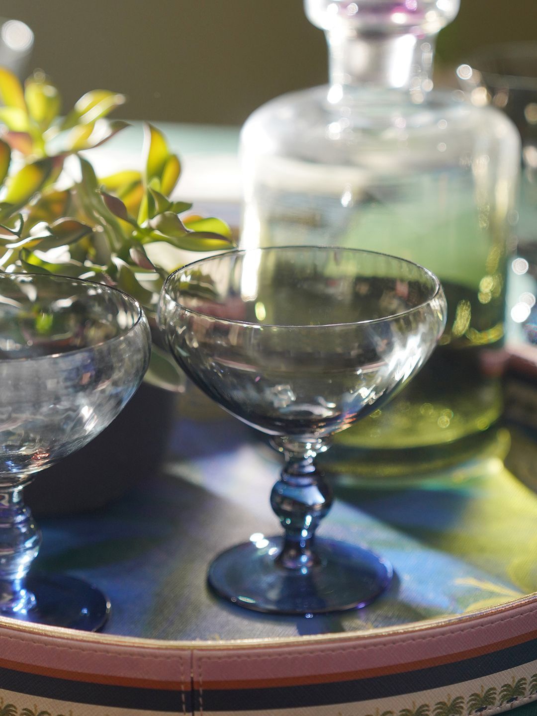 

Pure Home and Living Unisex Blue Bar Glass