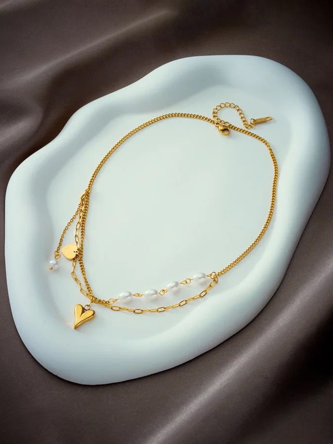 

THEPANDASTOREE Gold-Plated Layered Necklace