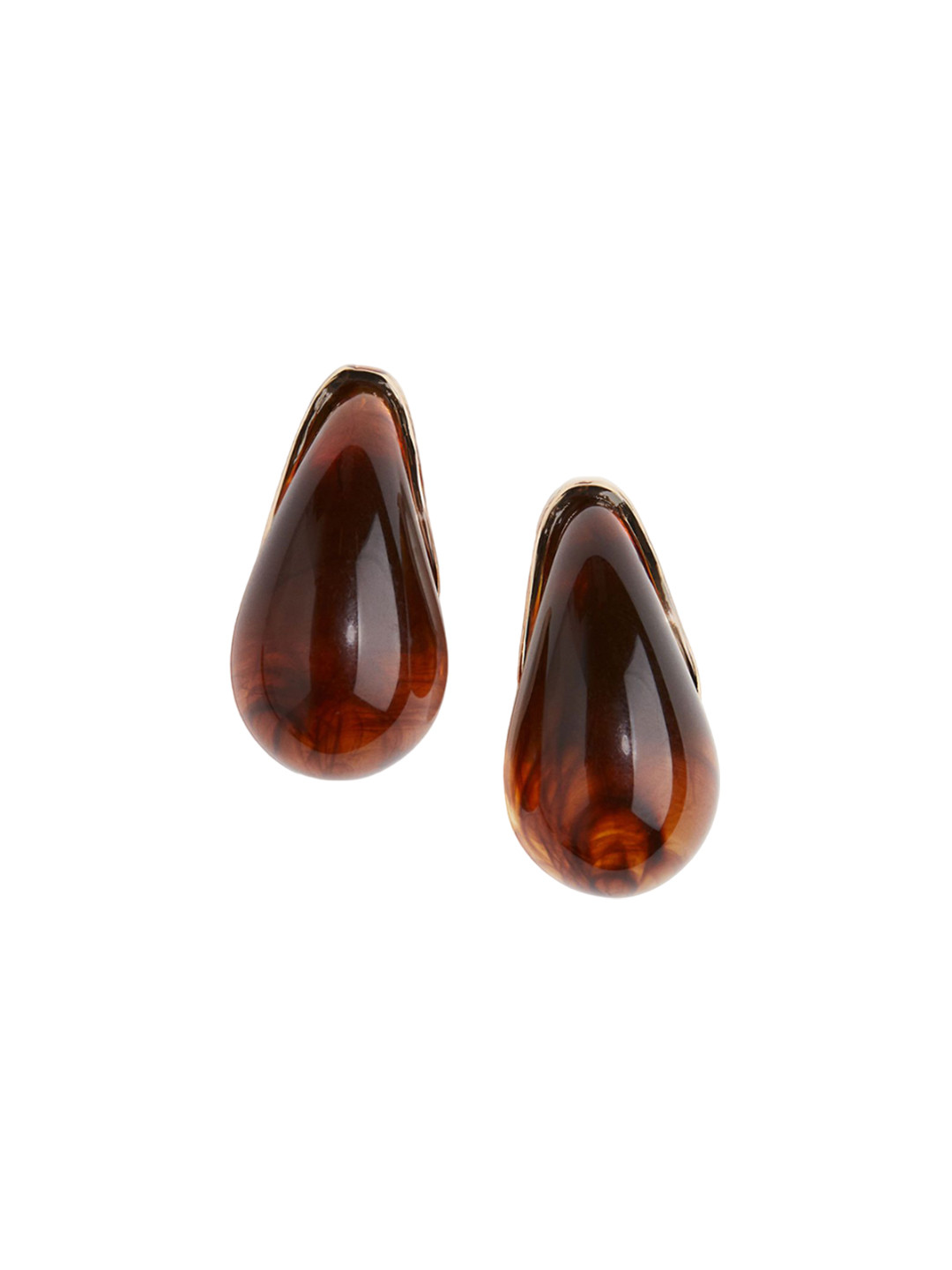 

H&M Statement Droplet Earrings, Brown
