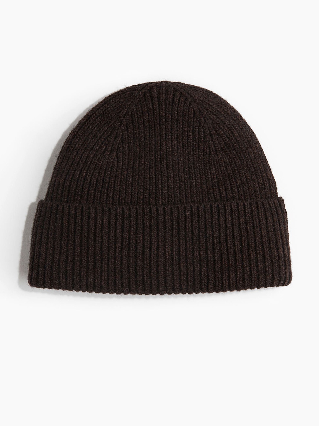 

H&M Rib-Knit Beanie, Brown