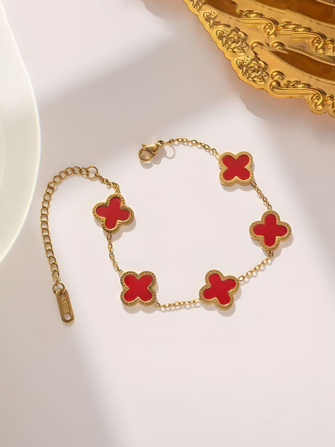 

Goho Women Gold-Plated Link Bracelet
