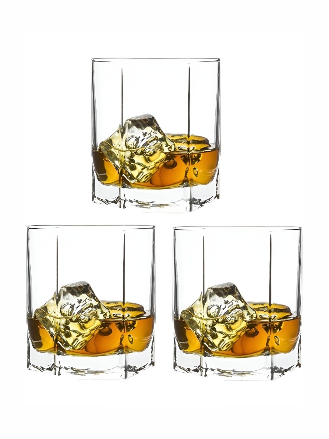 

SOMIL 3 Piece Transparent Whisky Glass - 150 ml