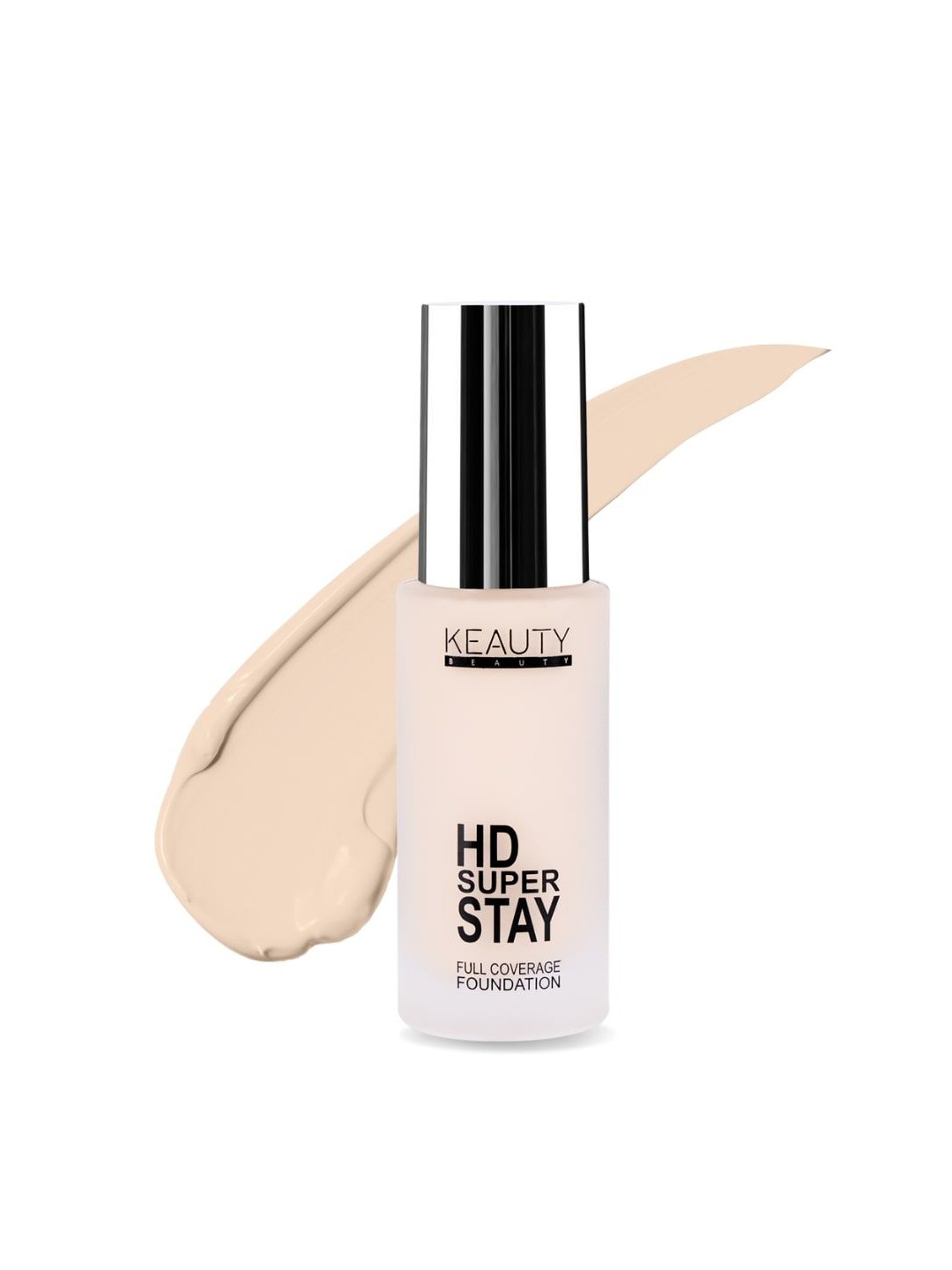 

Keauty Beauty HD Super Stay Full Coverage Foundation- 30 ml- Shade- 01, Beige