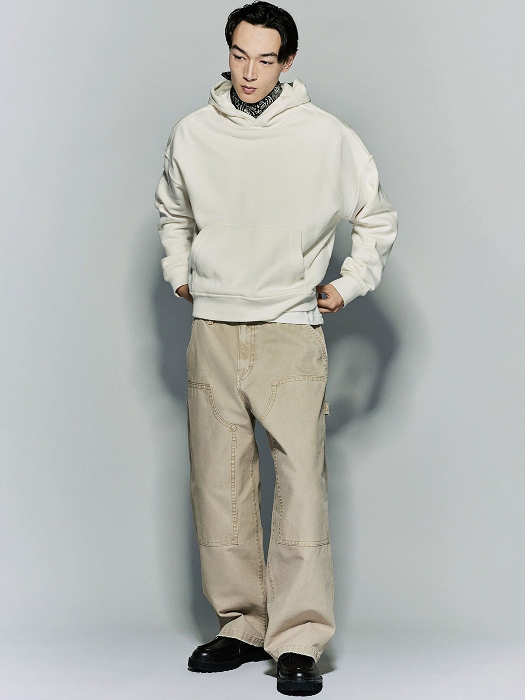 

H&M Oversized Fit Hoodie, White