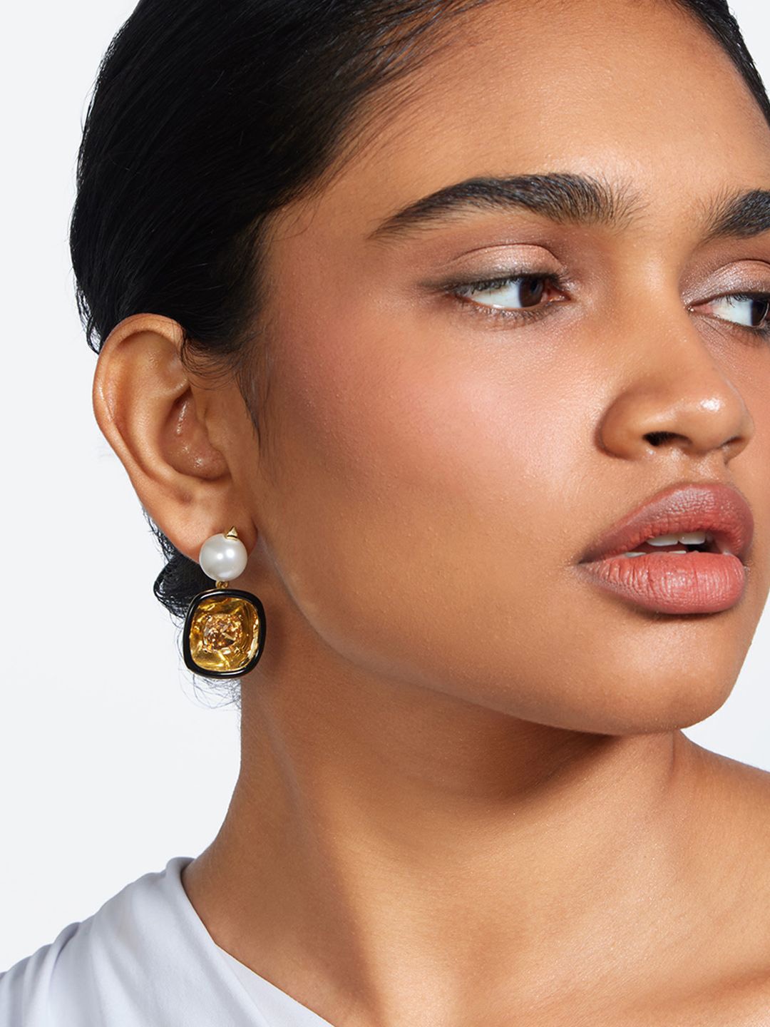 

Isharya Contemporary Drop Earrings, Gold