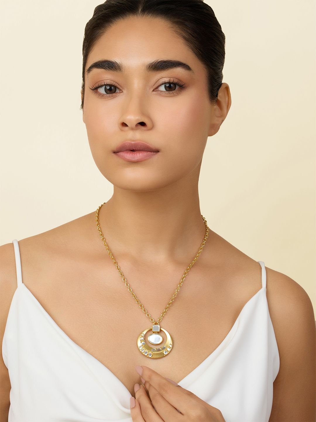

Isharya Brass Gold-Plated Necklace