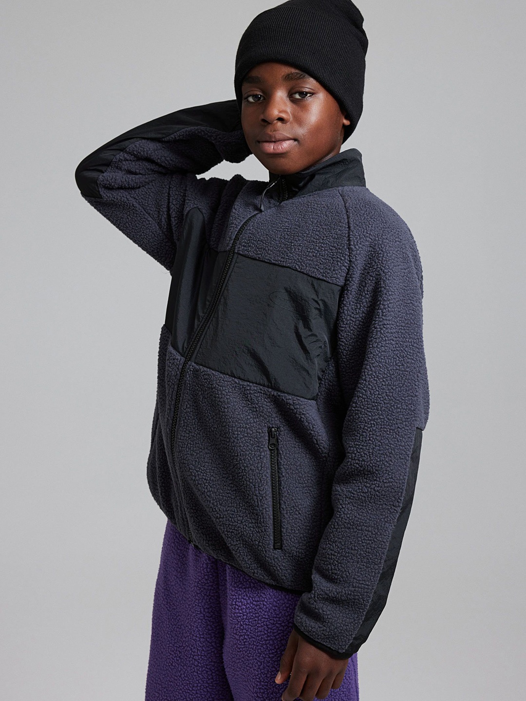 

H&M Boys Sports Zip-Through Jacket, Blue