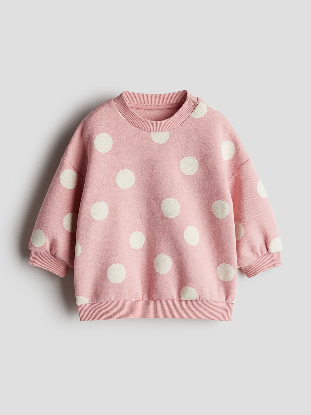 

H&M Infant Girls Printed Sweatshirt, Pink