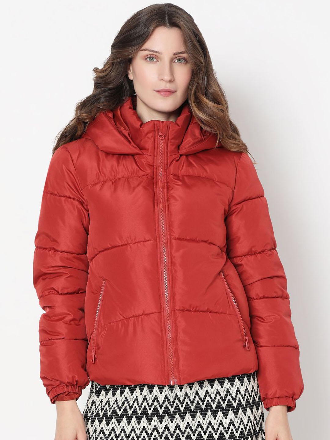 

Vero Moda Women Lightweight Puffer Jacket, Red