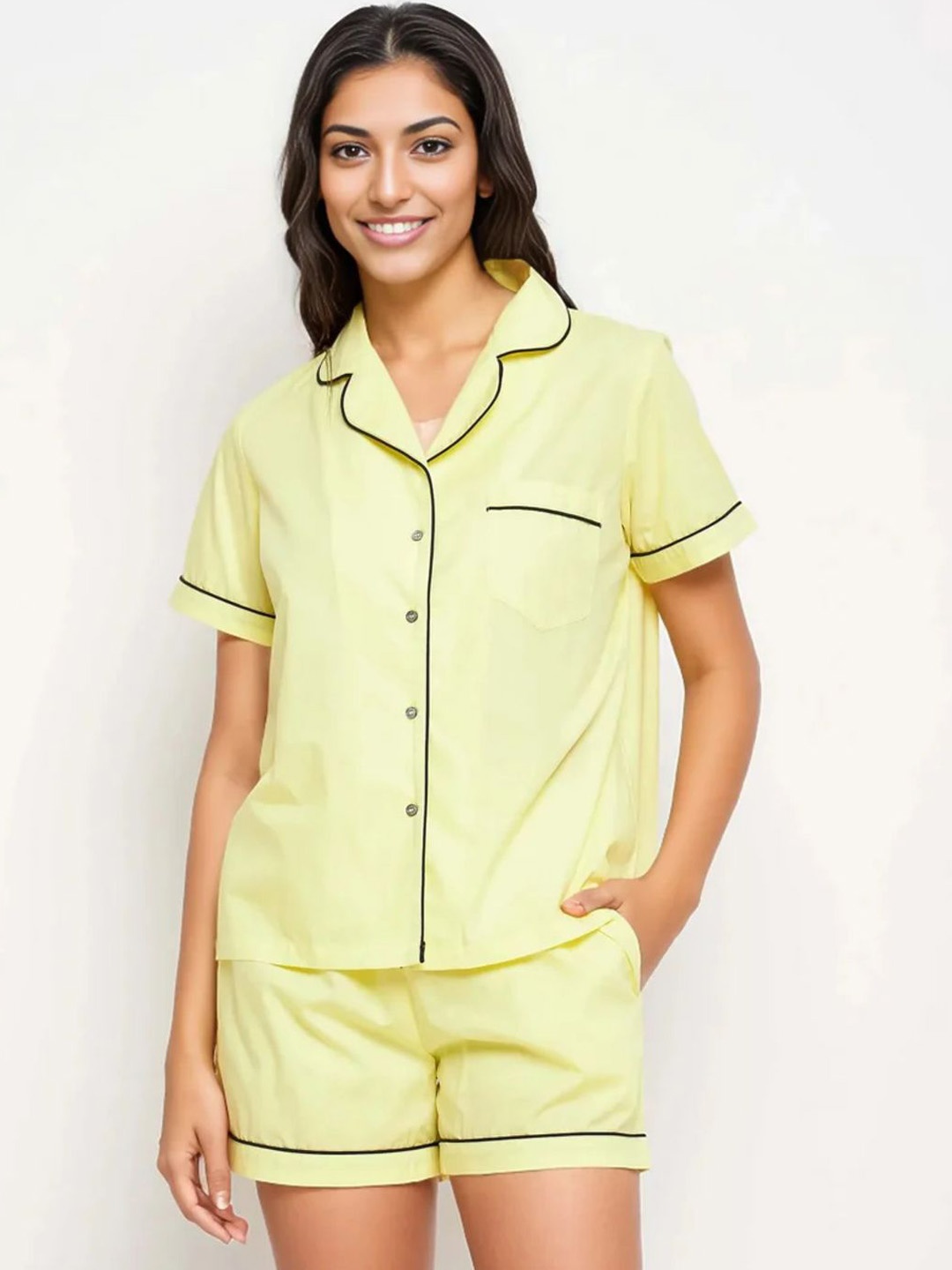 

Antimony Women Night suit, Yellow