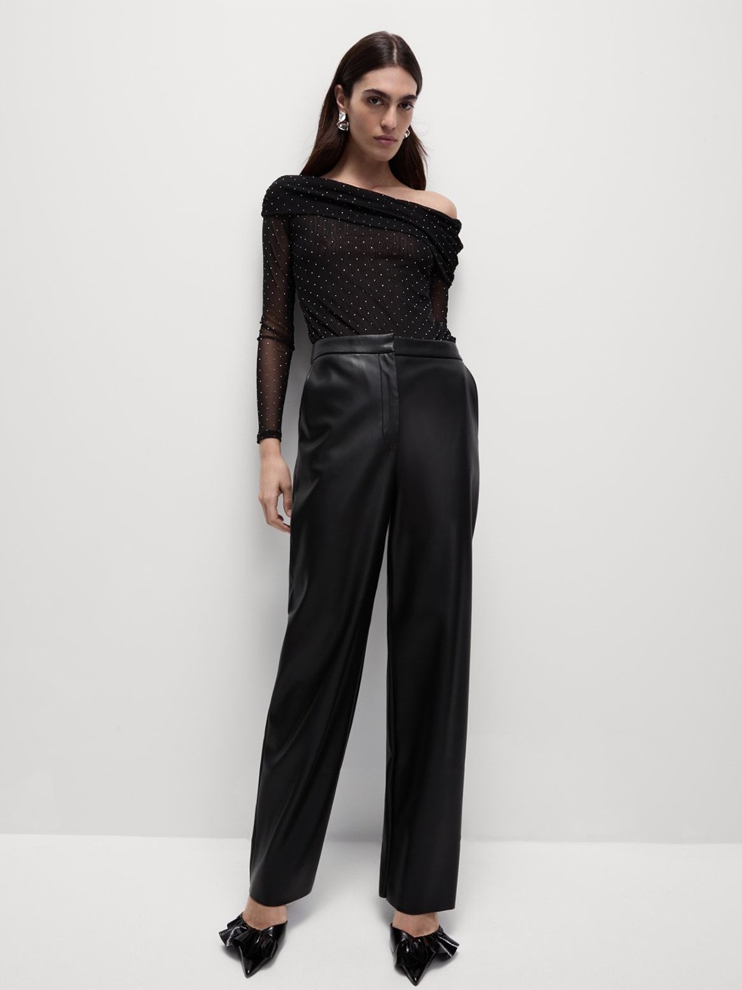 

Marks & Spencer Off-Shoulder Top, Black